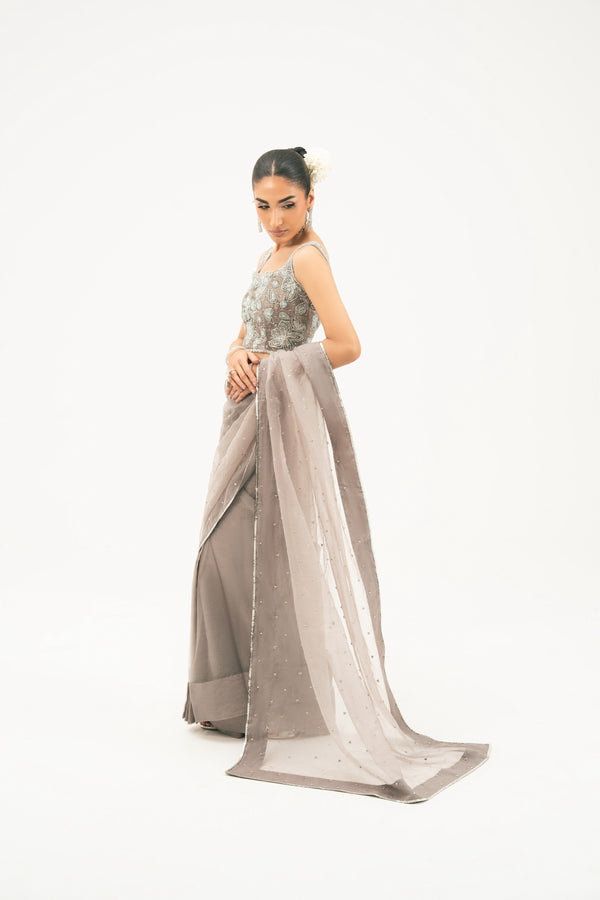 Moonlit Whisper Saree